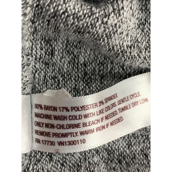 XXL Gilligan & O'Malley Sleepwear Womens Gray Shirt Cowl Drawstring Neck - Picture 10 of 10